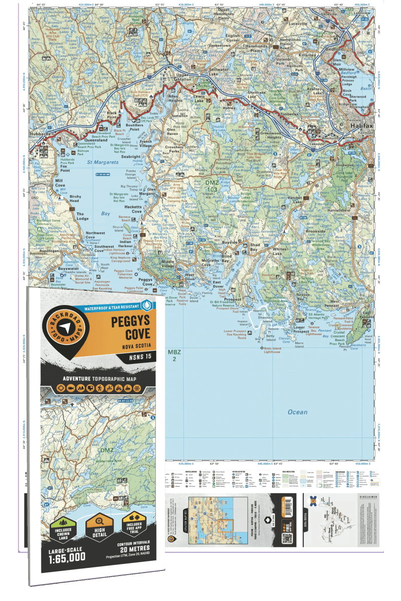 Atlantic Canada TOPO Maps – Backroad Maps