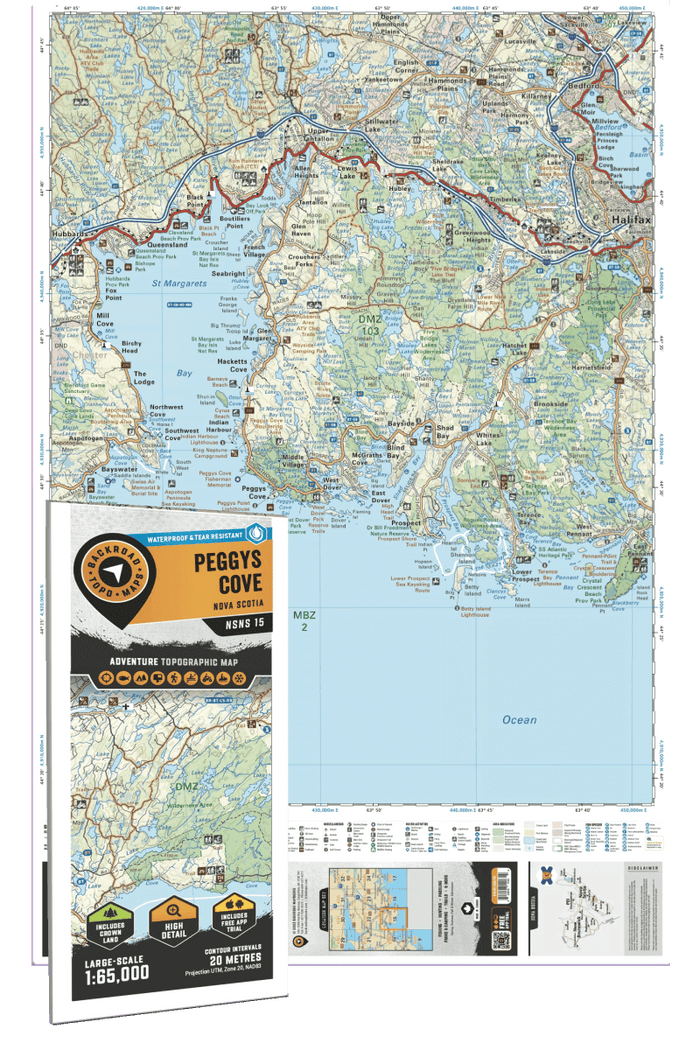 Atlantic Canada TOPO Maps - Backroad Maps