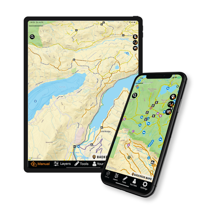 BRMB Maps App & Web Map - Backroad Maps
