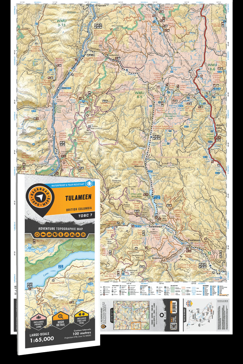 British Columbia TOPO Maps - 