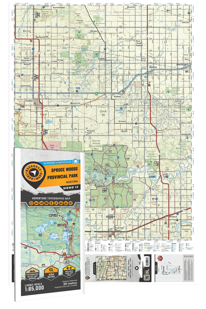 Canadian Prairies TOPO Maps - Backroad Maps