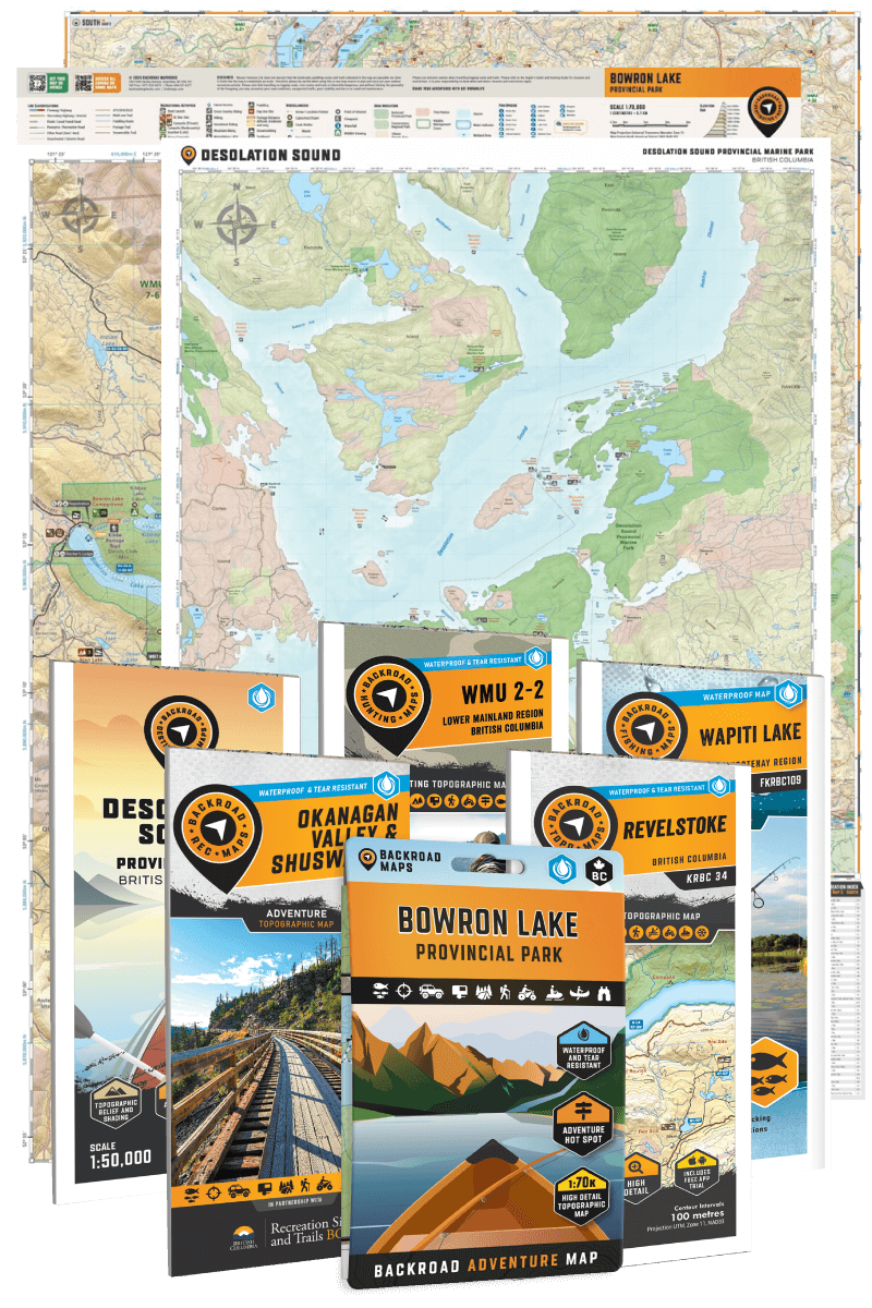 British Columbia Folded Maps