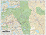 Tweedsmuir Park BC - Wall Map