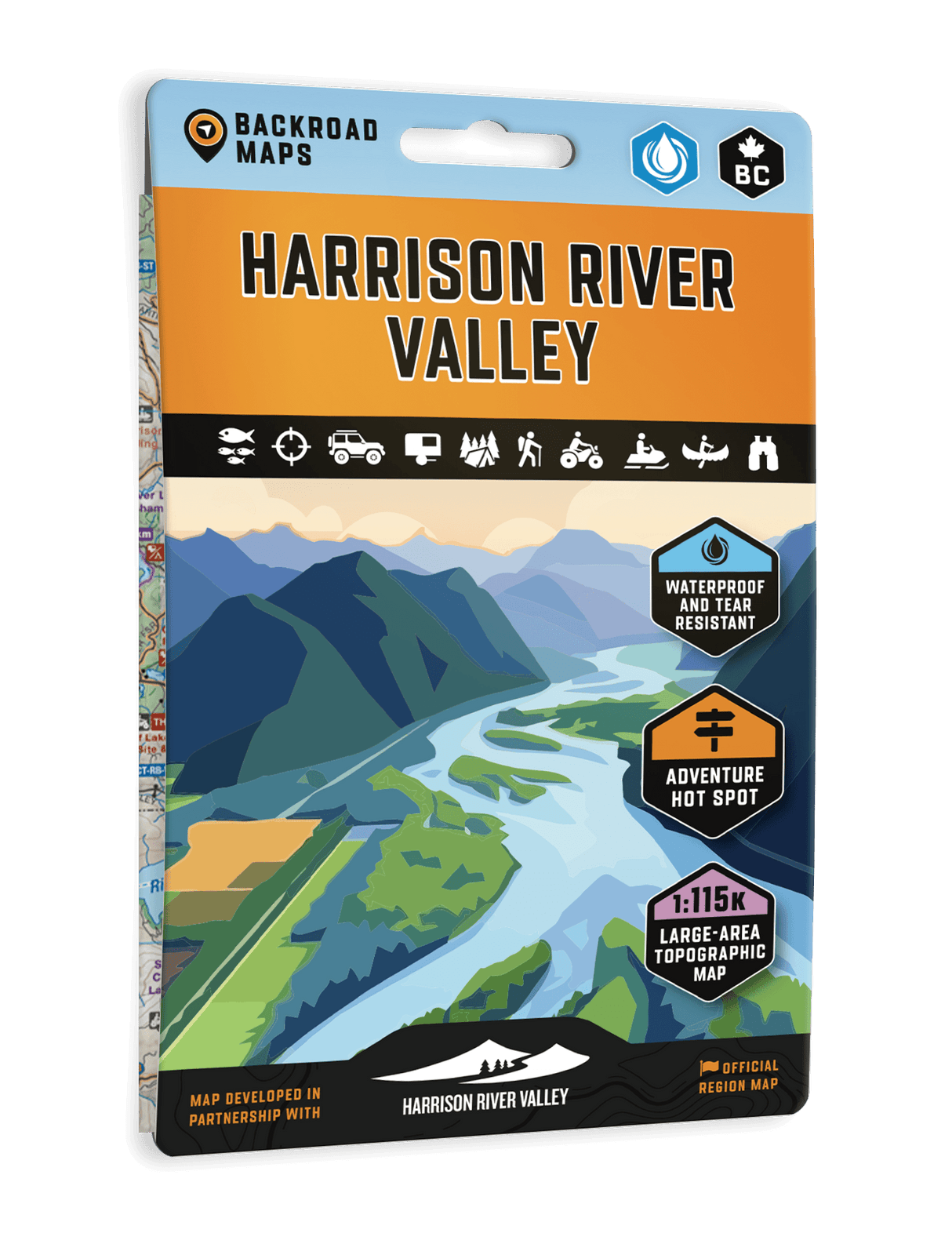 Harrison River Valley BC - Destination Map