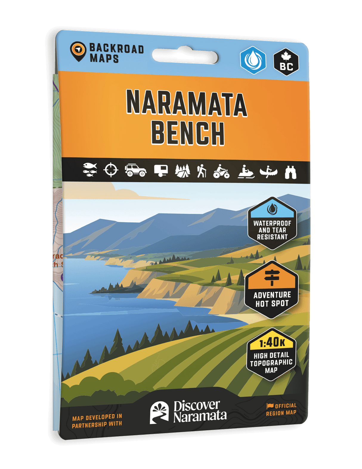 Naramata Bench BC - Destination Map