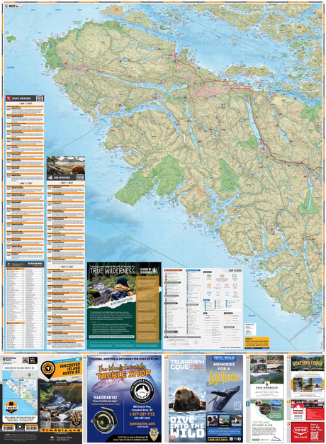 Vancouver Island North BC - Recreation Map