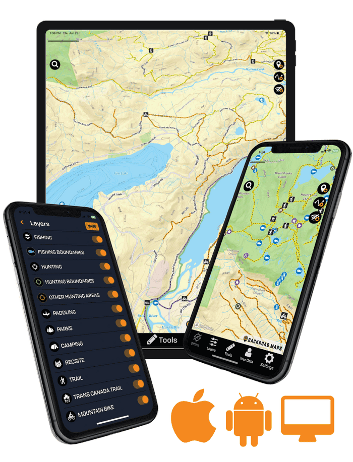 BRMB Maps App & Web Map - Backroad Maps