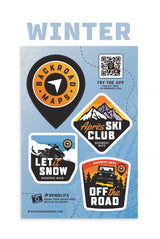 Backroad Maps Sticker Sheets - Backroad Maps