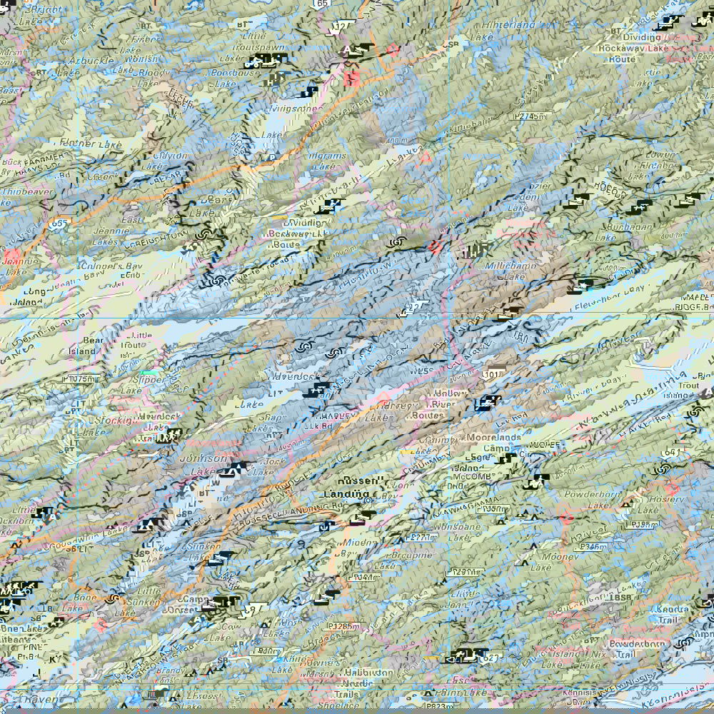 Bancroft District Crown Land Ontario - Destination Map - Backroad Maps
