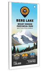 Berg Lake (Mount Robson Provincial Park, BC) - Destination Map - Backroad Maps