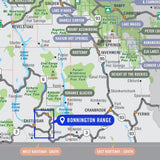 Bonnington Range BC - Destination Map - Backroad Maps