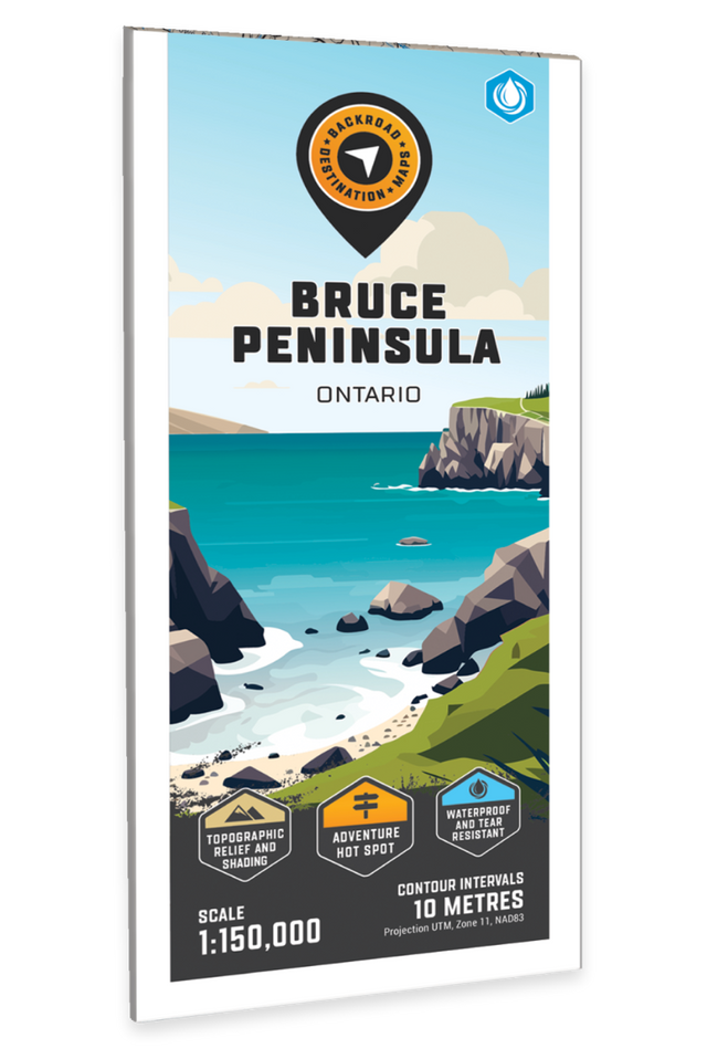 Bruce Peninsula Ontario - Destination Map - Backroad Maps