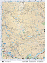 CCBC25 Wall Map - Kleena Kleene - Backroad Maps