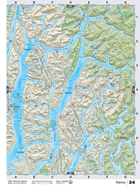 CCBC34 TOPO Map - Roderick Island - Backroad Maps