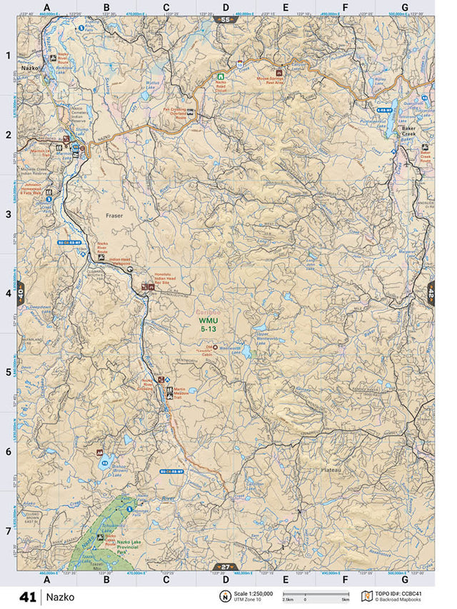 CCBC41 TOPO Map - Nazko - 