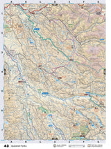 CCBC43 Wall Map - Quesnel Forks - Backroad Maps