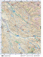 CCBC43 Wall Map - Quesnel Forks - Backroad Maps