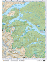 CCBC50 Wall Map - Eutsuk Lake - Backroad Maps