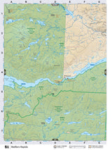 CCBC51 TOPO Map - Redfern Rapids - Backroad Maps