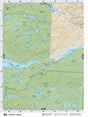CCBC51 TOPO Map - Redfern Rapids - Backroad Maps