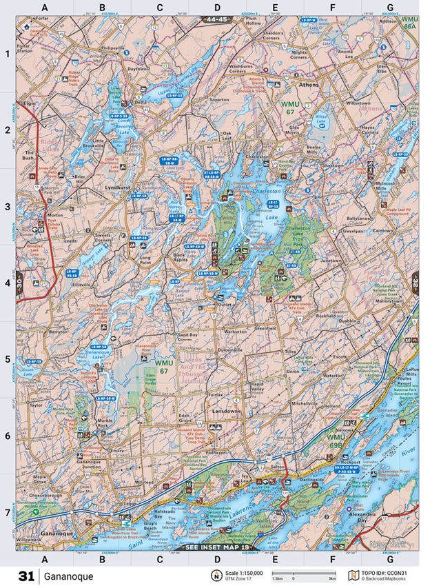 CCON31 TOPO Map - Gananoque - 