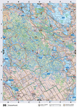CCON35 Wall Map - Gravenhurst - Backroad Maps