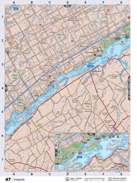 CCON47 TOPO Map - Iroquois - Backroad Maps
