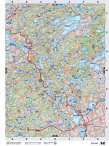 CCON52 Wall Map - Dorset - Backroad Maps