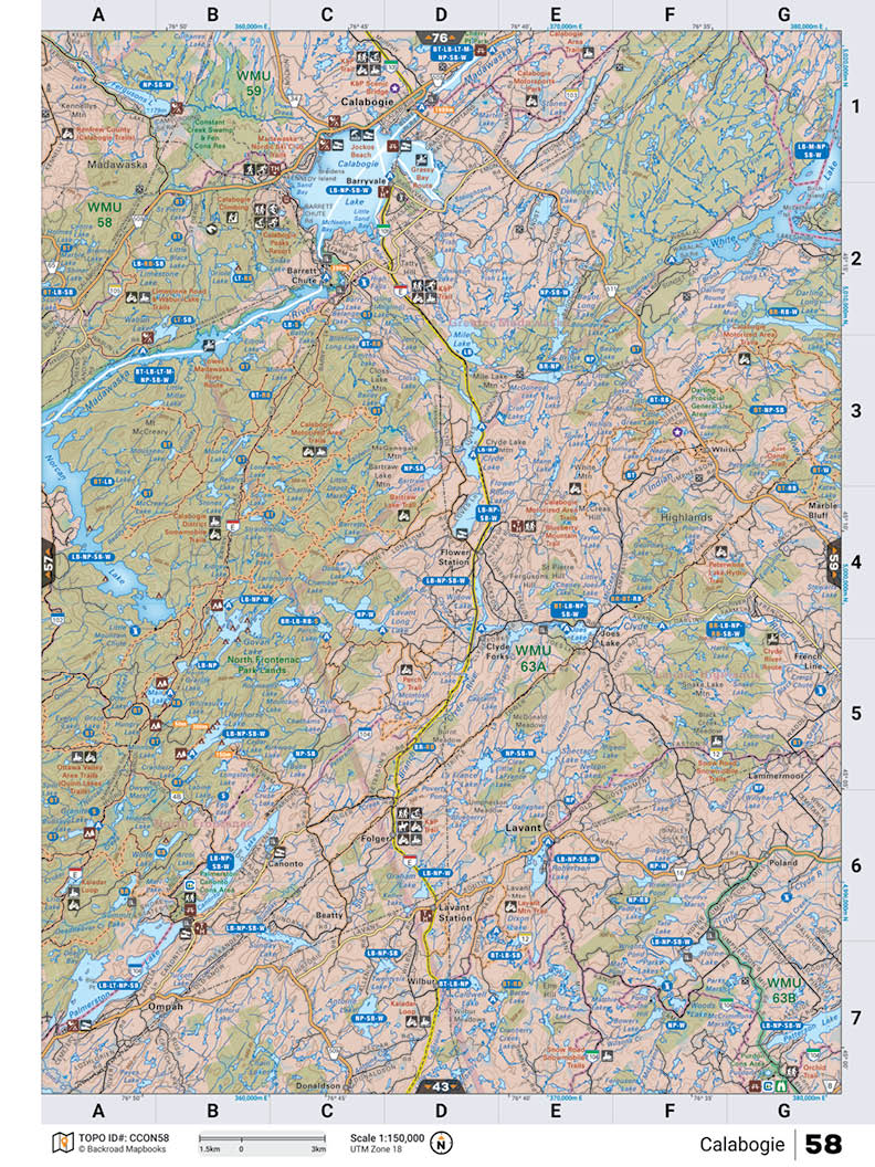 CCON58 TOPO Map - Calabogie - 