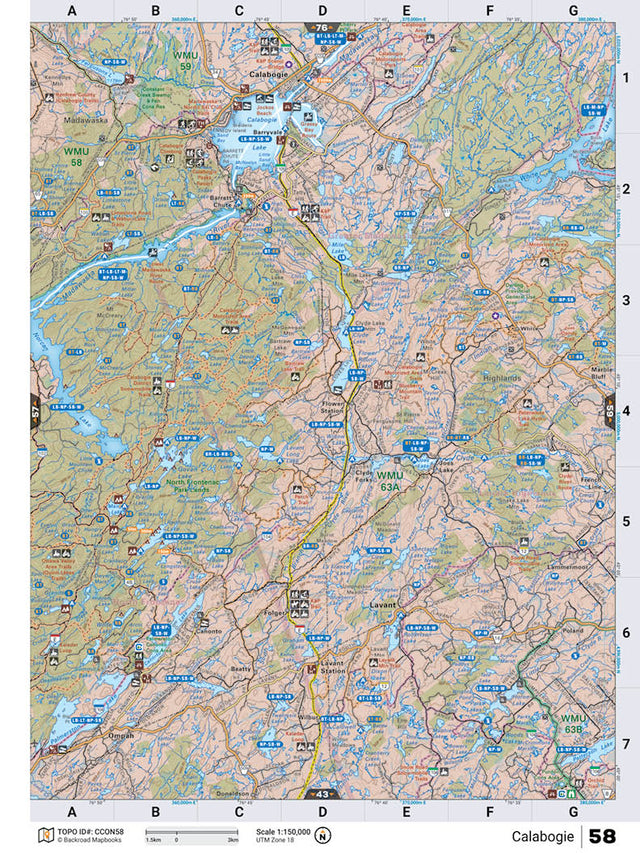 CCON58 TOPO Map - Calabogie - 