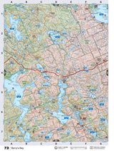 CCON73 Wall Map - Barry's Bay - Backroad Maps