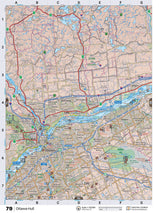 CCON79 Wall Map - Ottawa-Hull - Backroad Maps