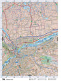 CCON79 Wall Map - Ottawa-Hull - Backroad Maps