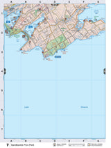 CCON7 Wall Map - Sandbanks Provincial Park - Backroad Maps