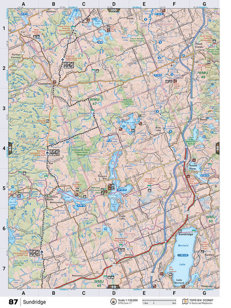 CCON87 TOPO Map - Sundridge - 