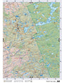 CCON88 Wall Map - North Tea Lake - Backroad Maps