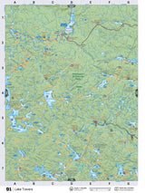 CCON91 Wall Map - Lake Travers - Backroad Maps