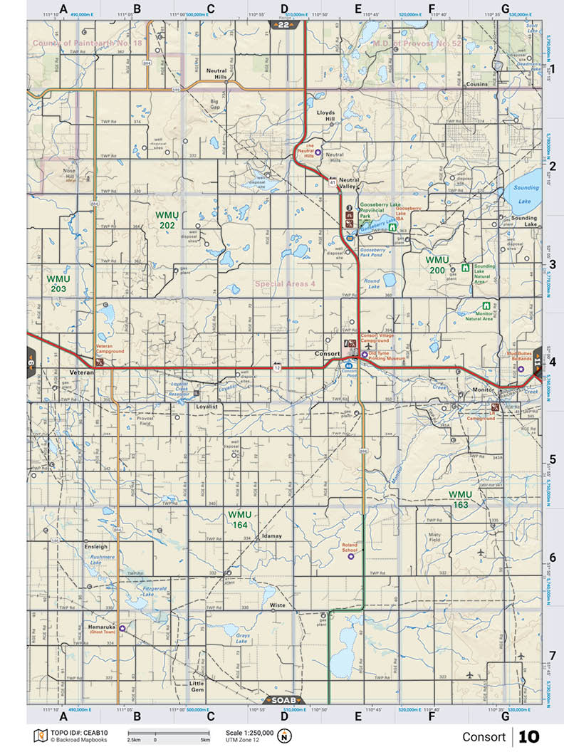 CEAB10 TOPO Map - Consort - Backroad Maps