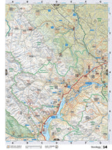 CEAB14 Wall Map - Nordegg - Backroad Maps