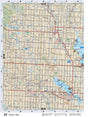 CEAB17 Wall Map - Sylvan Lake - Backroad Maps