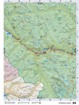 CEAB24 TOPO Map - Amethyst Lakes - Backroad Maps