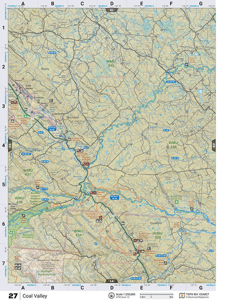 CEAB27 Wall Map - 