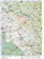 CEAB3 Wall Map - Ram Falls - Backroad Maps