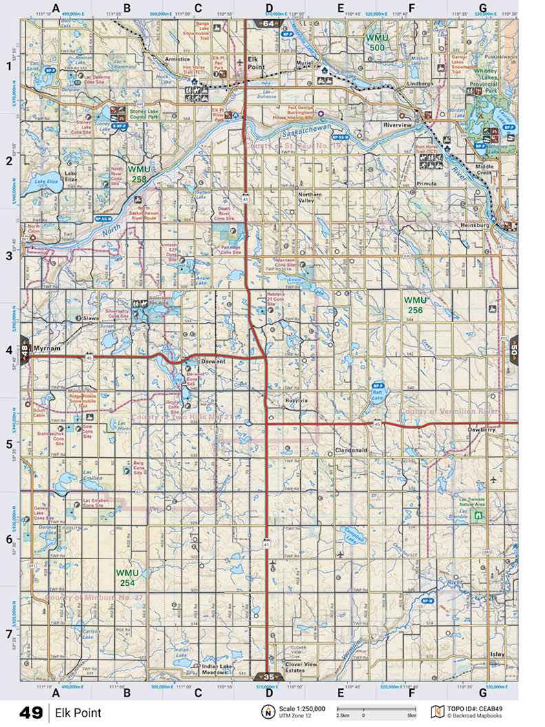 CEAB49 TOPO Map - Elk Point – Backroad Maps