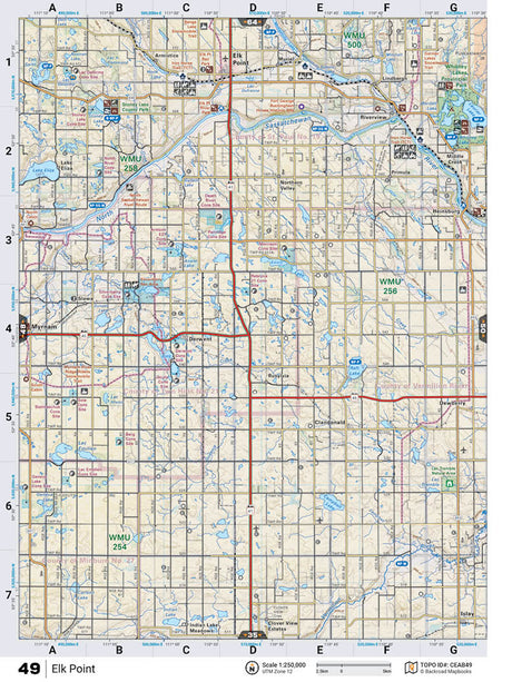 CEAB49 TOPO Map - Elk Point - Backroad Maps