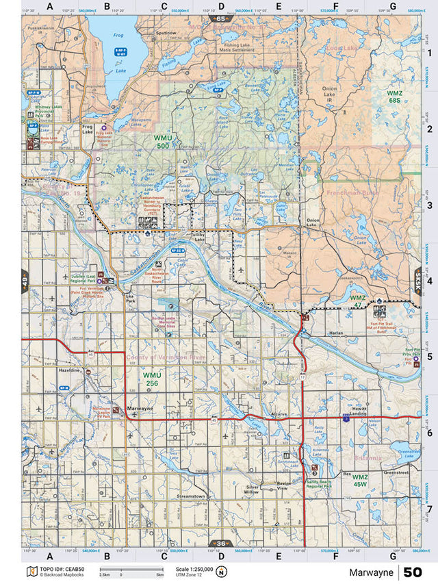 CEAB50 TOPO Map - Marwayne - 