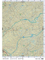 CEAB54 Wall Map - Cabin Creek - Backroad Maps