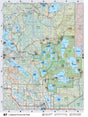 CEAB67 Wall Map - Lakeland Provincial Park - Backroad Maps