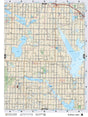 CEAB8 Wall Map - Sullivan Lake - Backroad Maps