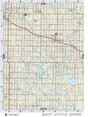 CEAB9 Wall Map - Coronation - Backroad Maps